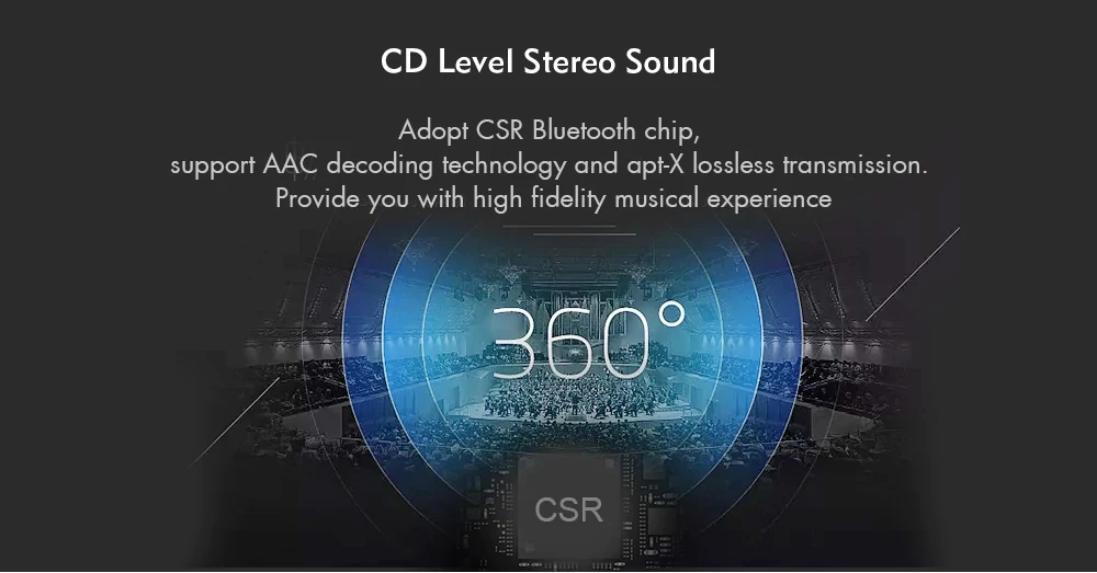 Новые оригинальные Xiaomi AAC Audio Secoding apt-X Bluetooth спортивные наушники CSR 8645 чип Магнитный наушник 8 часов работы слева