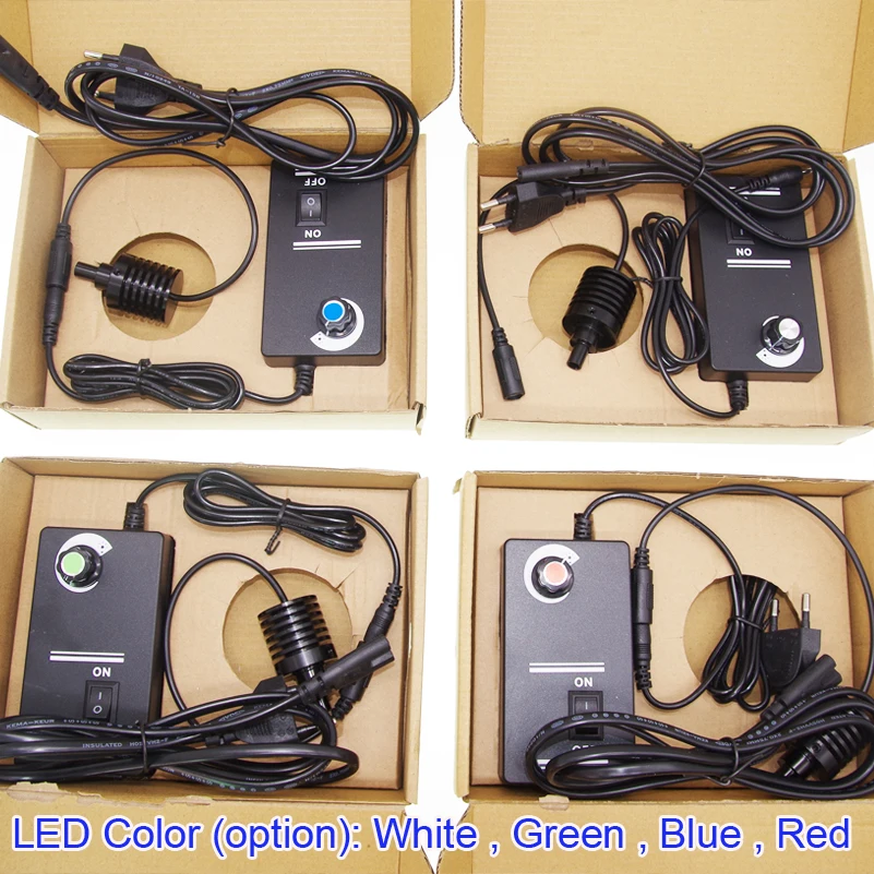 8mm Coaxial Point LED Spot Light Illuminator Lamp For Industry Microscope lens White / Green Blue Red | Инструменты