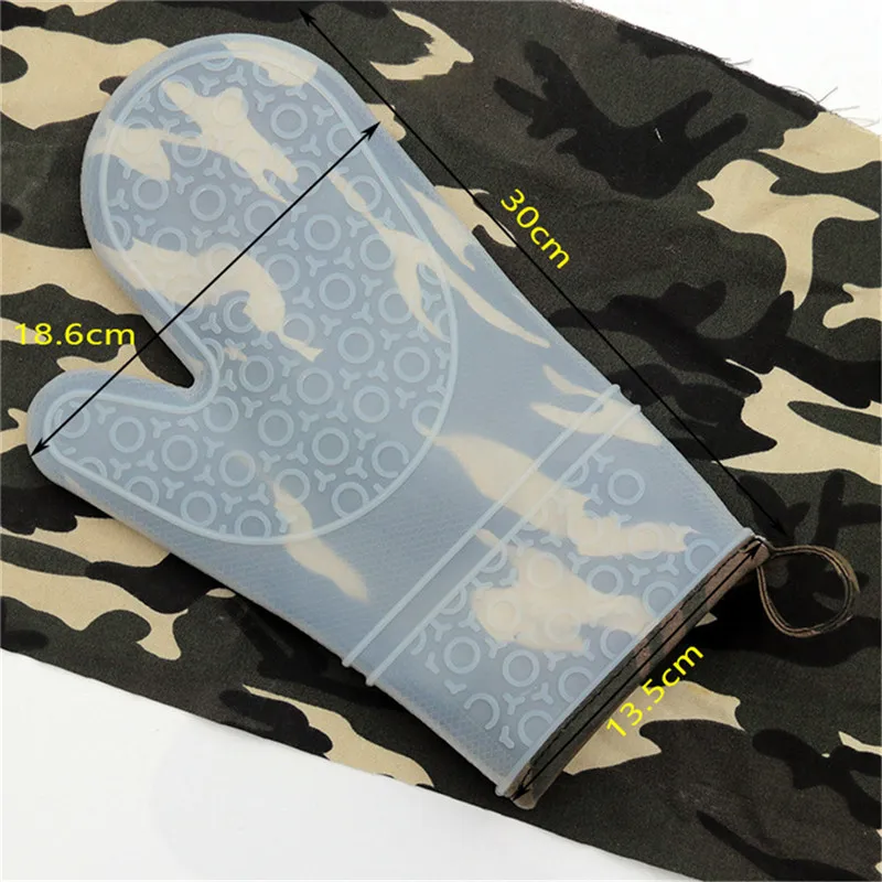 

SEAAN Camouflage Series High Temperature Silicone Gloves Insulation Anti-scalding Non-slip Baking Oven Microwave Silicone