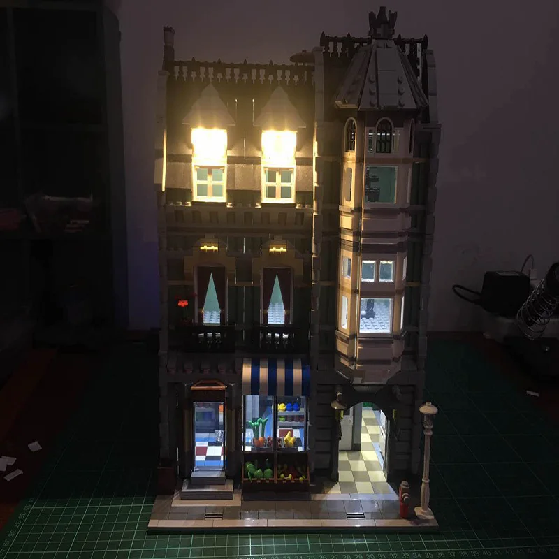 Светодиодный светильник набор для Lego 10185 строительные блоки город-создатель