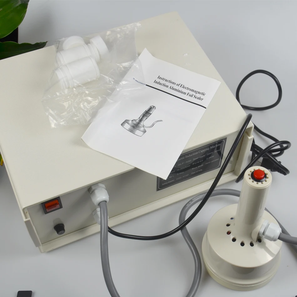 GLF 500 Электромагнитная индукция машина для запечатывания алюминиевой фольгой
