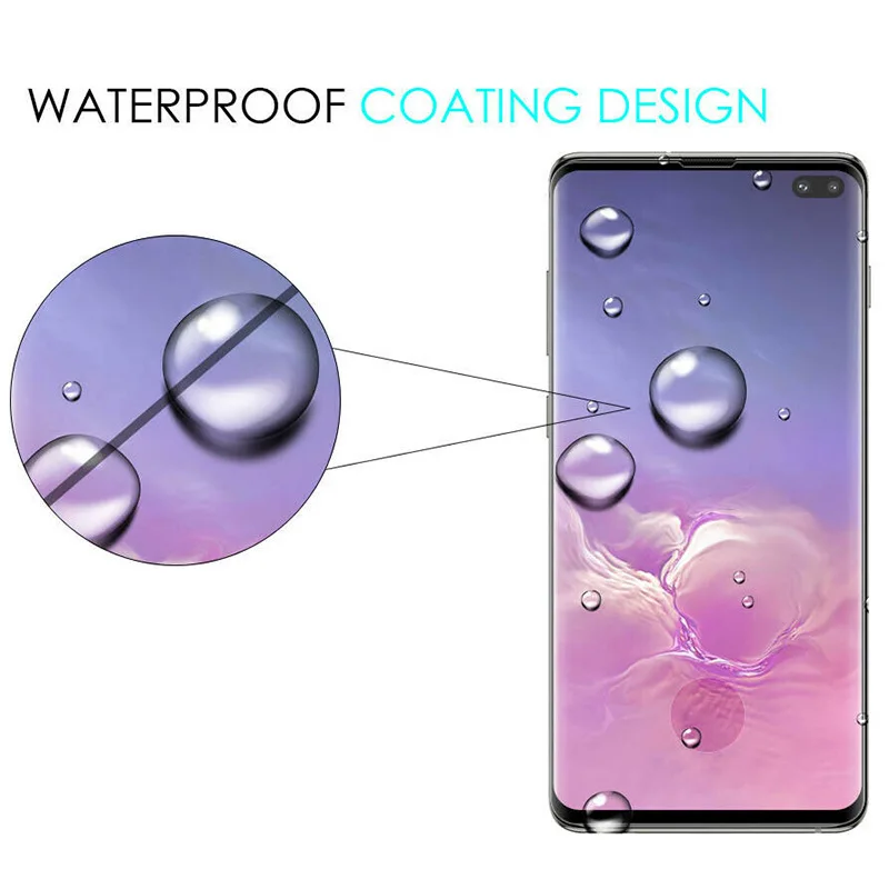 3D изогнутая защитная пленка из закаленного стекла для Samsung Galaxy S20 Ultra S10 5G E Lite S9 Note 10