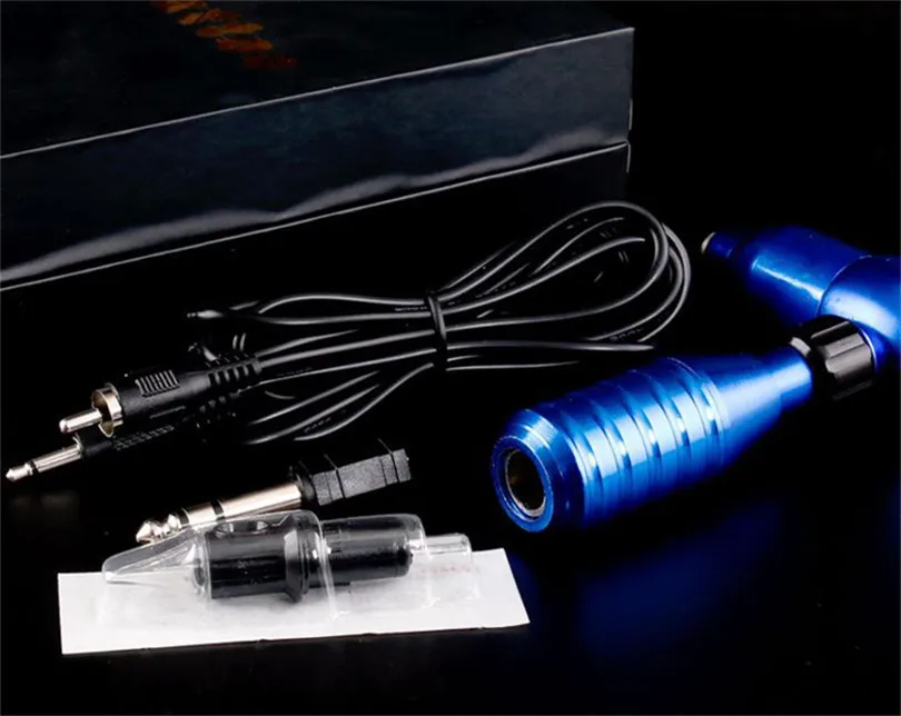 1Pcs Pro Permanent Makeup Eyebrow Lip Pen Tattoo 2-In-1 Hawk Rotary Tattoo Machine Gun For Tattoo Body Art 4.5W Motor