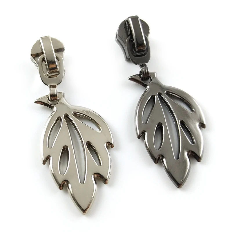 

20pcs/lot, Elegant Leaf Shape No. 5# Zipper Sliders for Garment, Handbags