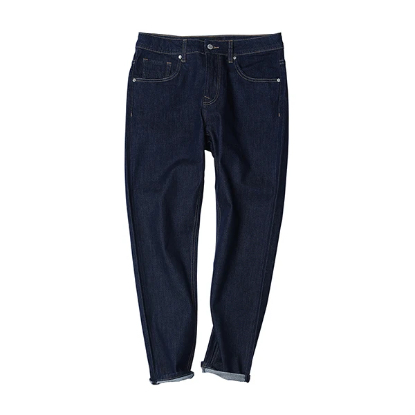 original blue SIMWOOD, вареные, облегающие джинсы, мужские, классические, Ретро стиль, высокое качество,, осень, новые, повседневные, уличные, джинсовые брюки, 190026 - Цвет: original blue