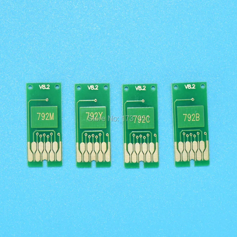 

T7921 T7921-T7924 одноразового использования чип 4 цвета для Epson рабочей силы Pro WF-5191 WF-5621 WF-5111 принтер