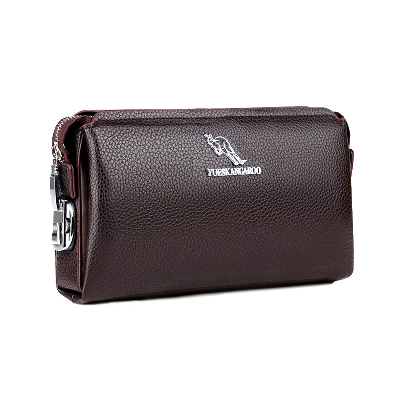 Повседневный мужской клатч для телефона и денег мужская сумка из искусственной