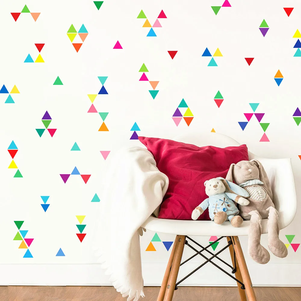 60 шт. настенные наклейки в виде треугольников 10 цветов|stickers for home|wall stickerstickers |