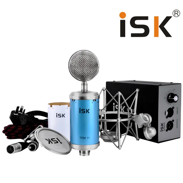 Конденсаторный микрофон ISK TRM11 с большой диафрагмой Студийный для записи