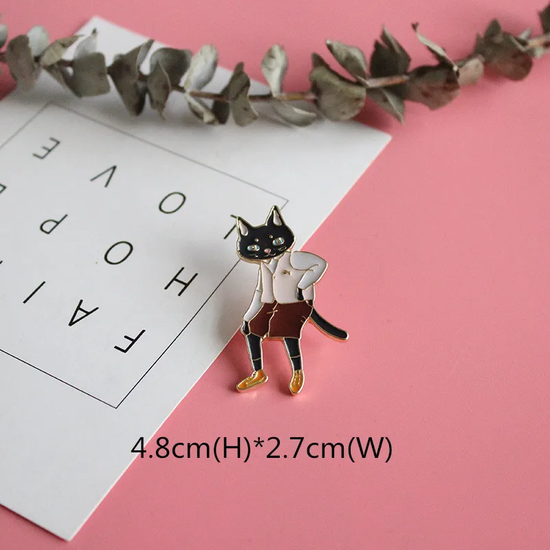 1 PCS Cartoon Metal Badges On Backpack Decorative Brooches Safety Pins For Clothes Icons Jeans Shirt Women DIY Craft | Дом и сад