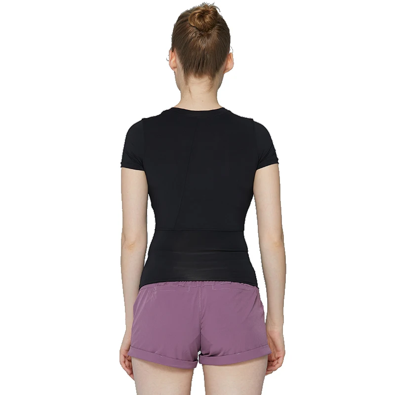 SYPREM Women Women's Basic Round Collar Body Fit Workout& Sports Top Tshirt vest High Elastic Pilates tanks Brand,tx181004