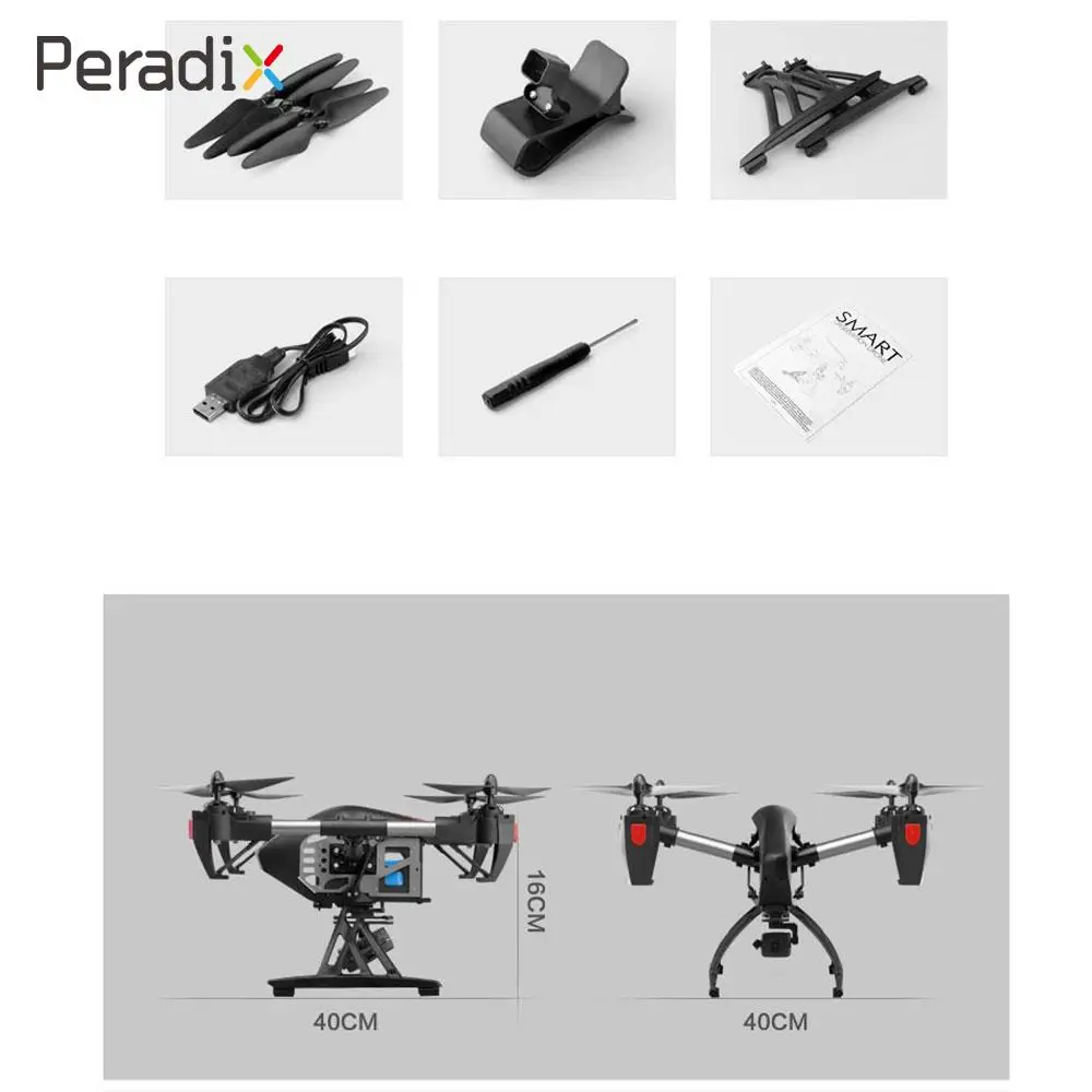 Самолет Премиум UAV g-сенсор WiFi FPV в режиме реального времени FPV один ключ снять 360 градусов Rolling Quadcopter
