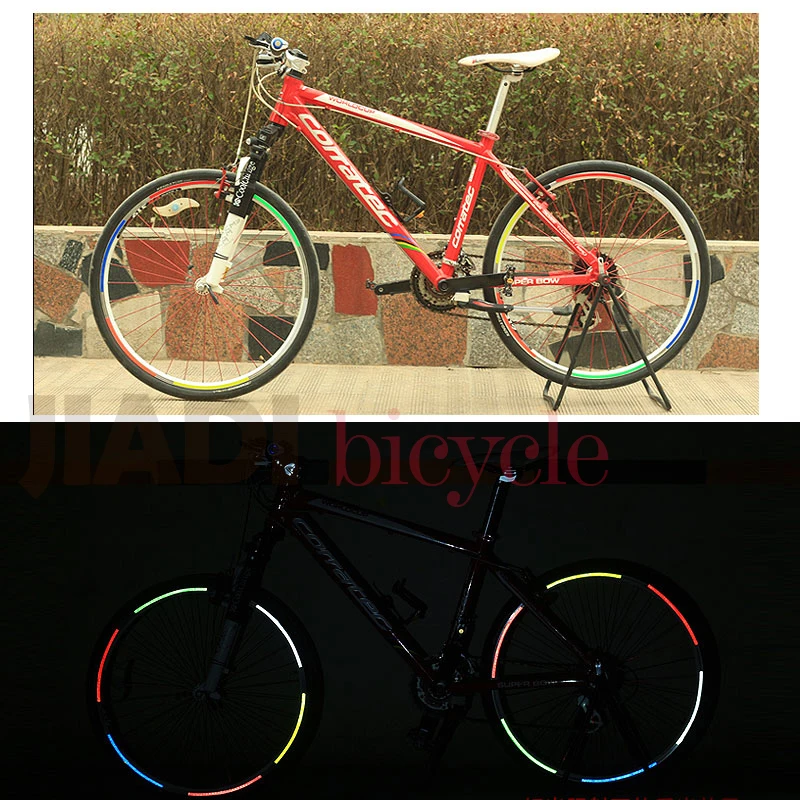 Muqzi колесный обод велосипеда светоотражающие наклейки Безопасный отражатель