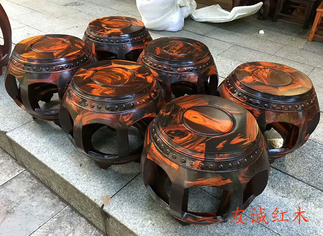 Табурет для ног деревянная мебель в античном стиле деревянный стул Ming And Qing классический таборет подножка Досуг потертый шик гостиная Винтаж