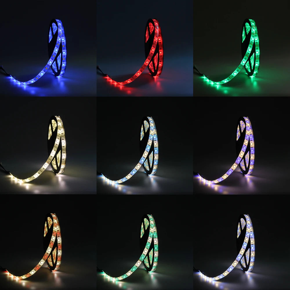 5050 СВЕТОДИОДНЫЕ Ленты RGBW DC12V Светодиодные Гибкие RGB + Белый/Теплый Белый красочные
