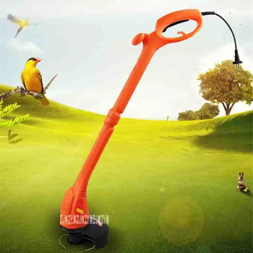 Новинка портативная электрокосилка для газона сада двора травы 350 Вт 220 50 Гц