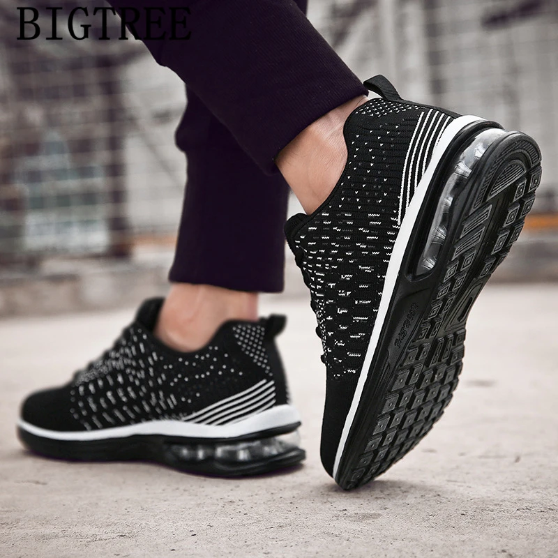 Unisex Shoes Heren Sneakers Breathable Men Casual Black Mesh Zapatillas Hombre Ayakkabi Erkek | Обувь