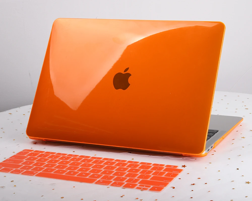 Прозрачный пластиковый твердый чехол для ноутбука MacBook Air 13 retina Pro 13 15 16 дюймов ноутбука крышка клавиатуры A1932 A2141 A2159