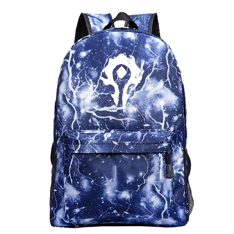 Рюкзак World of Warcraft для студентов Орды, рюкзак Mochila с новым рисунком для мужчин и женщин, рюкзак для путешествий