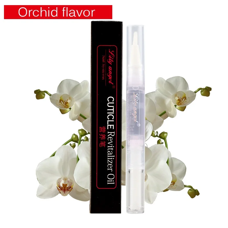 orchid flavor Lily angel 1 шт., 5 мл, новинка, высокое качество, ревитализатор кутикулы, питательное масло, Лечение ногтей, маникюр, смягчающая ручка для ногтей, макияж - Цвет: orchid flavor