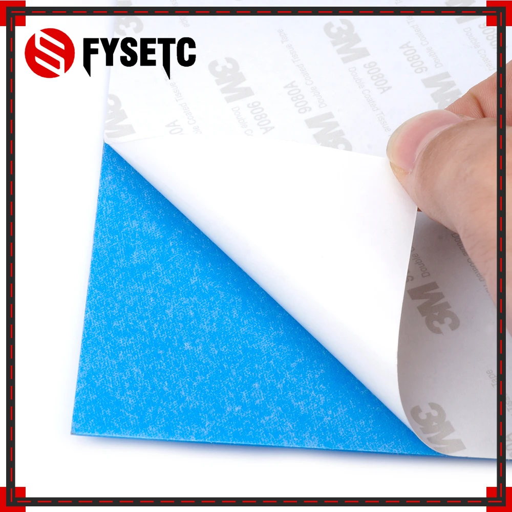 

2pcs 3D Printer Frosted Heated Bed Sticker Blue Hotbed Build Sheet Plate Sticker 220x220mm For Wanhao Anet A8 A6 MK3 Ender 5