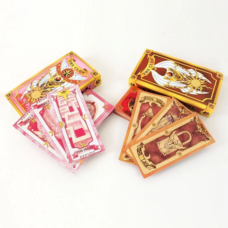 Cardcaptor Сакура Клоу карты Косплей Реквизит KINOMOTO искатель карт Sakura карты с Сакурой Таро