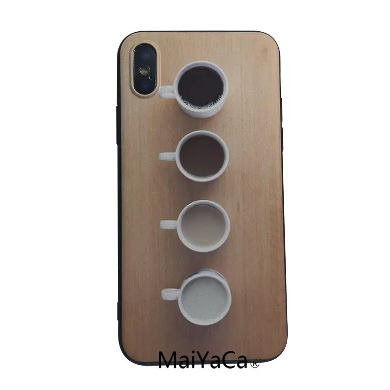 MaiYaCa для coque iphone 8 plus ок но первый Coffee Coque Чехлы X 7plus 6plus 6s 5S SE XS XR XSMAX|Чехлы-накладки| |