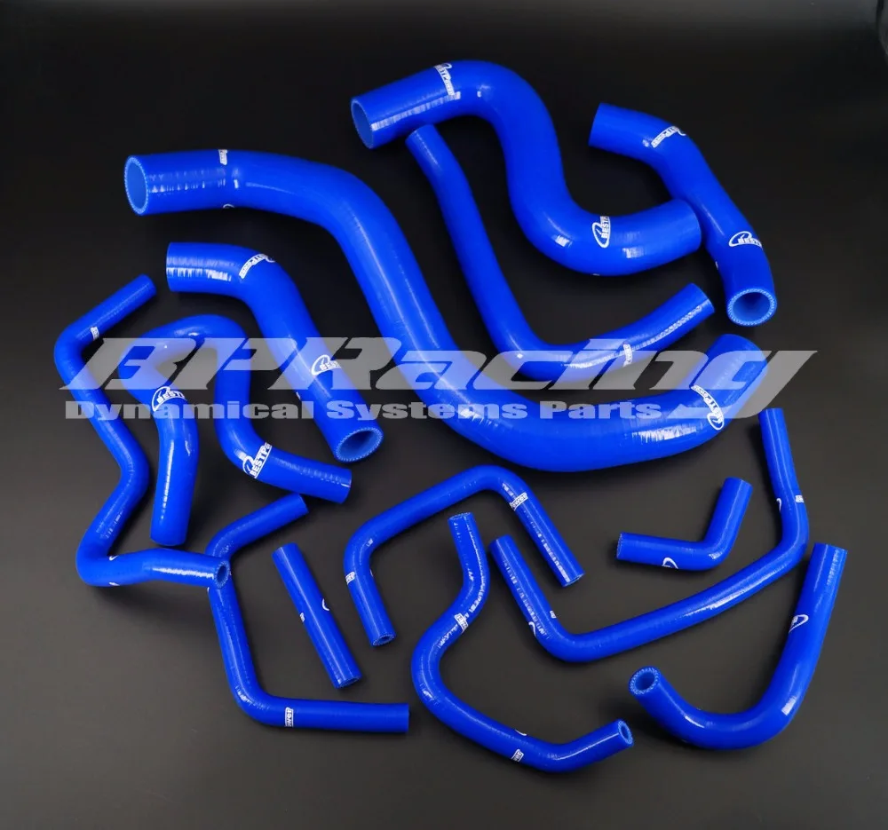 

SILICONE RADIATOR HOSE KIT FOR Nissan Skyline GTR35 14PCS BLUE 2008 up
