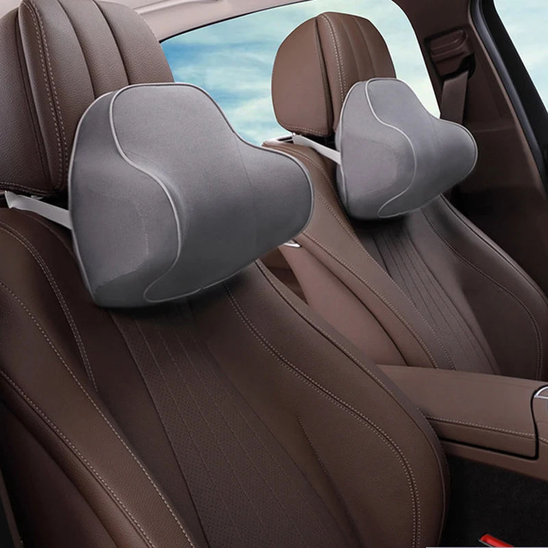 1 PCS Car Pillow Memory Foam Fabric Neck Headrest Seat Cover Comfortable Styling Auto Accessories | Автомобили и мотоциклы