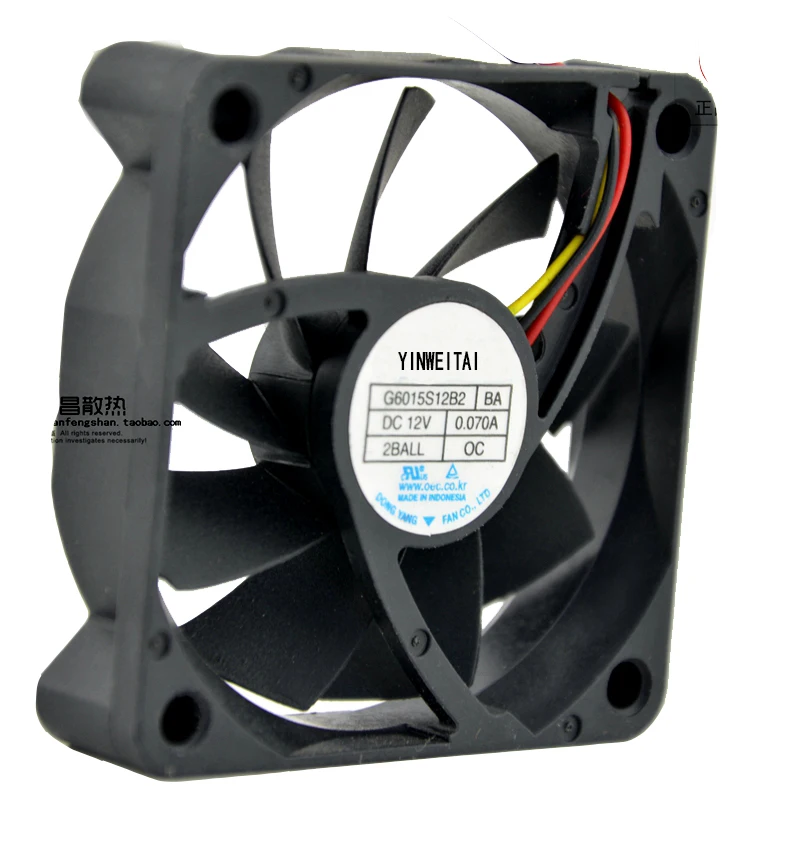 60mm fan Nonoise G6015S12B2 BA 6cm For Samsung HLT5087 HLT5687 HLT6187 HLT5687SAX/XAA HLT6187SX/XAA | Компьютеры и офис
