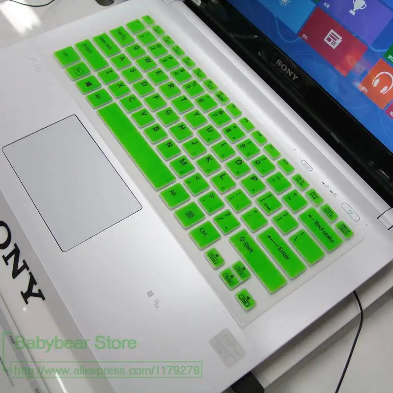 Новая силиконовая защитная накладка на клавиатуру для Sony SVF14 Fit14 F14|Чехлы