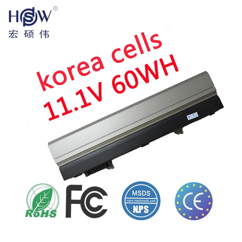 HSW 60wh Аккумулятор для ноутбука Dell Latitude E4300 E4320 E4400 PP13S PYCT7 R3026 T5V0C VN5H2 W8H5Y WJ386 X855G XX327 XX330