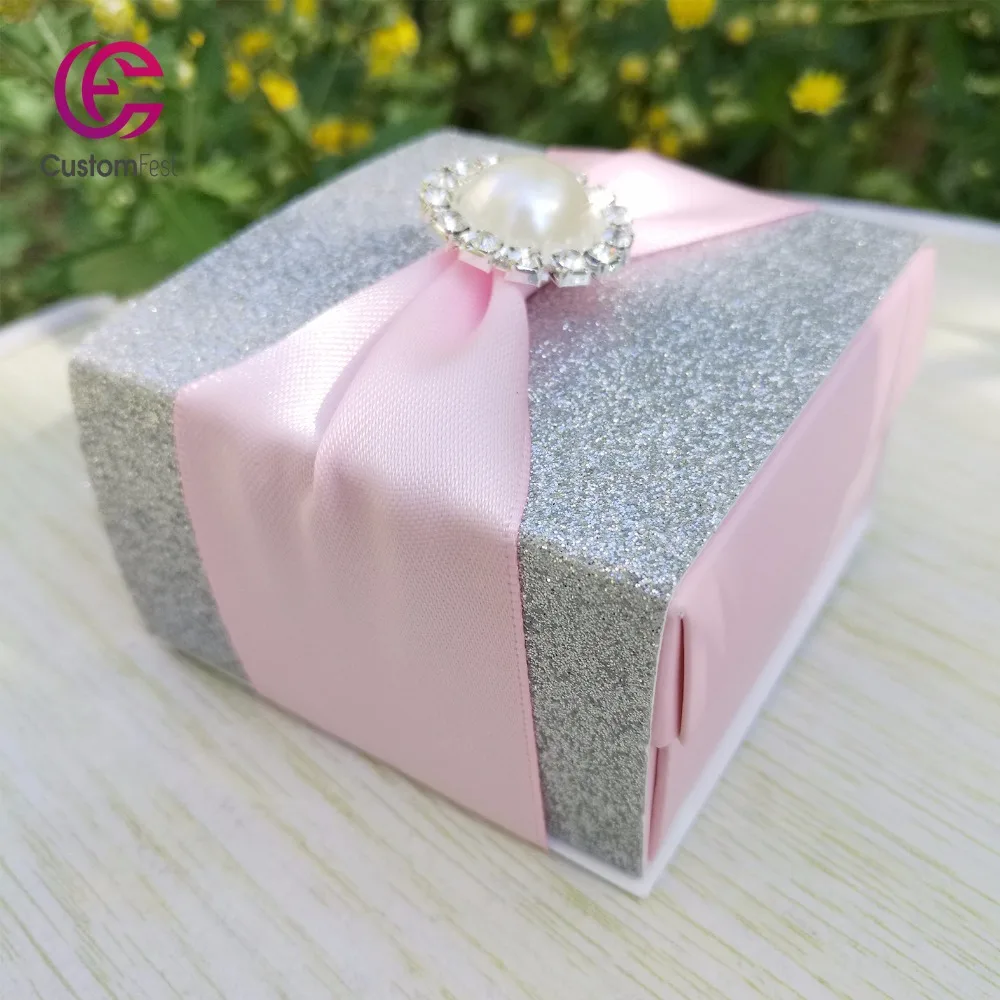 Вся web уникальная плотная коробка с блестками 40 шт./лот конфет Великолепная