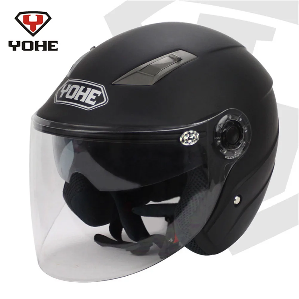 YOHE двойной козырек s m otorcycle открытый шлем для скутера Casque Casco Moto мотоциклетный