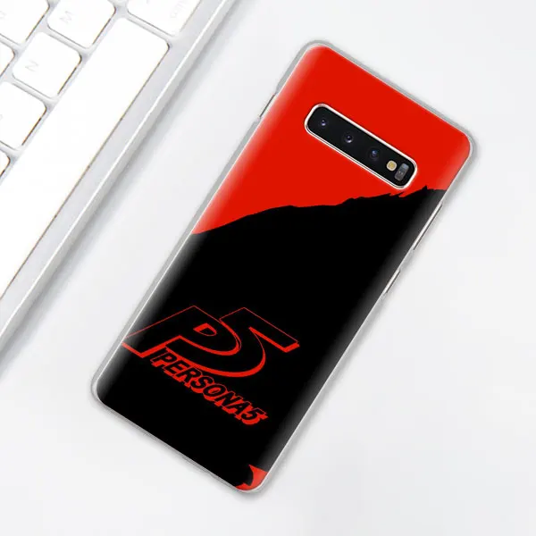 P5 P Persona 5 чехол для телефона для samsung Galaxy S10e S10 плюс S7 S8 S9 Plus, Note 8, 9, 10, плюс S10 5G M20 M30 жесткий чехол Coque - Цвет: 015