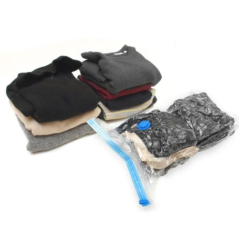Travel Vacuum Storage Bags Space Saver Reusable Seal for duvet Clothes Towels blankets Bedding Packing Storabag | Дом и сад