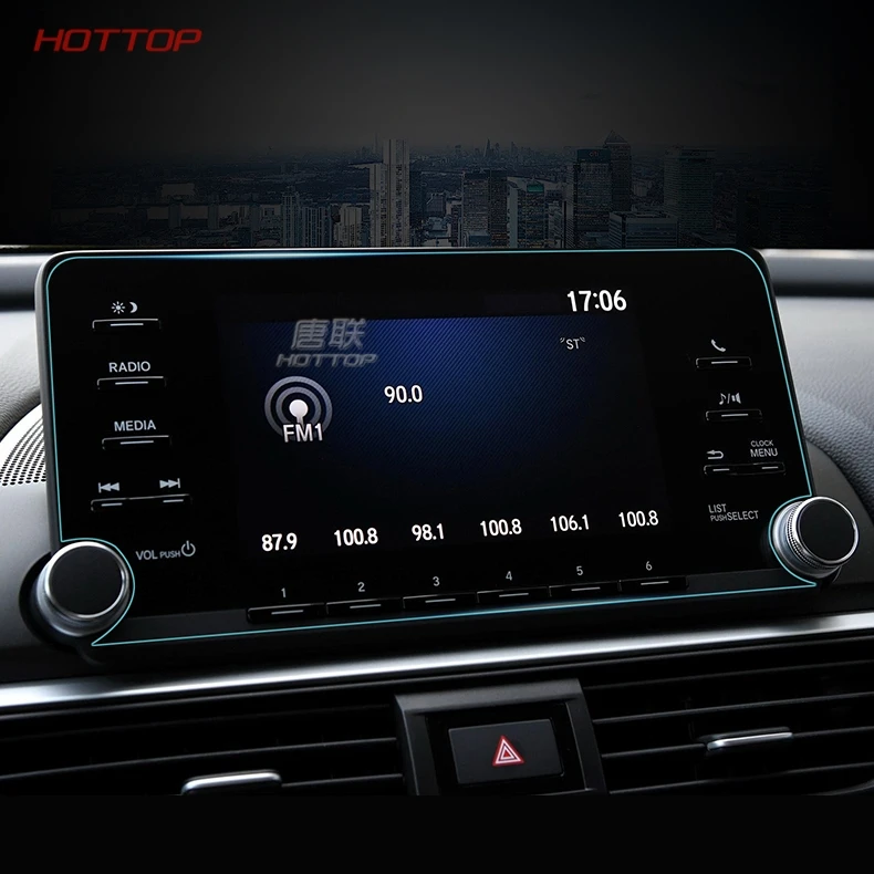 Car GPS Navigation Screen Steel Protective Film For Honda Accord 10th 2018 2019 styling accessories |