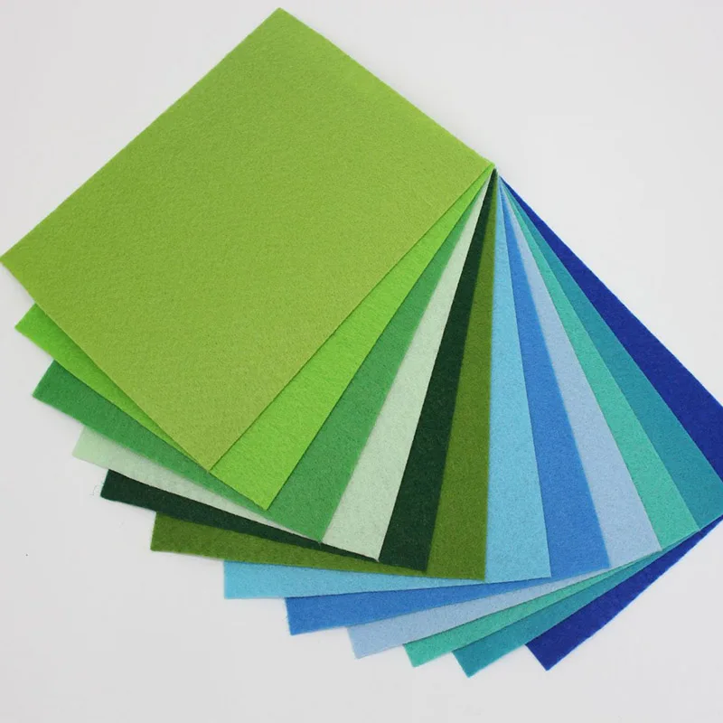 Высококачественная Нетканая войлочная ткань 40 цветов плотная Полиэстеровая
