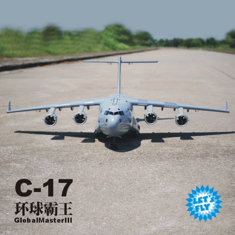 Самолет на радиоуправлении C17 военный самолет Аэробус Aieliner 2 4 ГГц 7 каналов