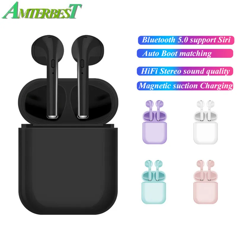 AMTERBEST I16 TWS беспроводные наушники Bluetooth 5,0 наушники с микрофоном стерео наушники для смартфонов Pk I12 i30