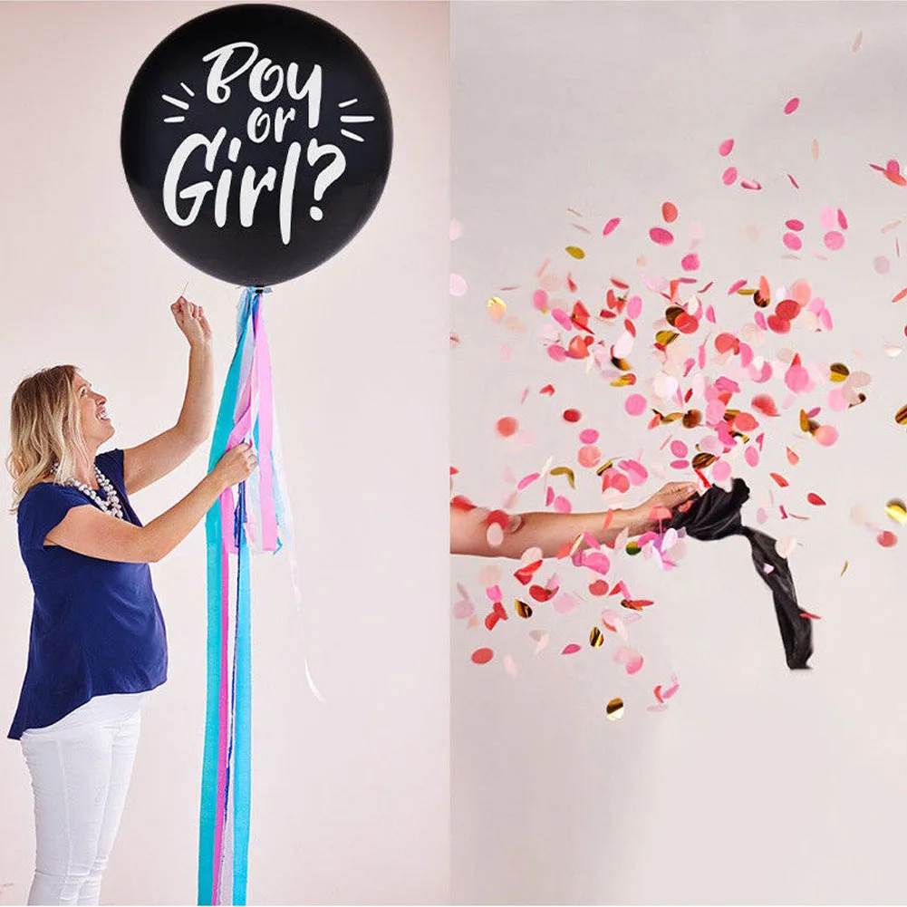 FANLUS 36 &quotдевочка или мальчик пол Reveal Baby Shower Party Confetti Balloon Kit|Воздушные шары и