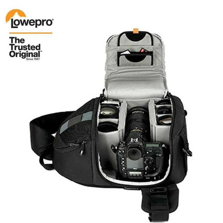 Новинка Lowepro SlingShot 300 AW DSLR фотокамера Сумка слинг через плечо с чехлом для погоды