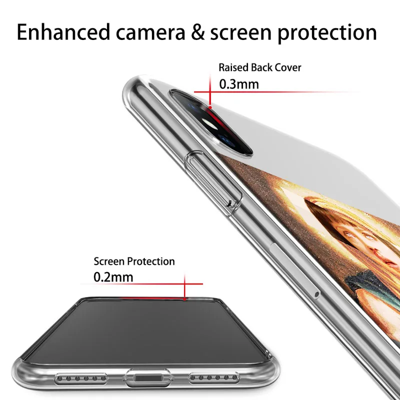 USLION Funny Art Abstract Phone Case For iPhone X XR XS Max 7 8 6 6s Plus 5 5s SE Silicone Cases Statue Soft TPU Back Cover |