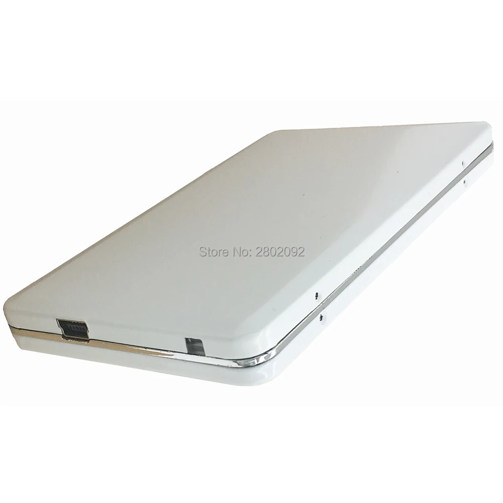 Белый USB 2,0 1,8 дюйма ZIF CE HDD Чехол 40 контактов внешний жесткий диск Корпус чехол коробка подарок CE кабель для 1,8 дюймов HDD SSD