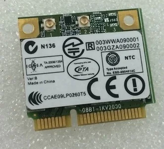 

Новая сетевая карта SSEA для Atheros AR9382 AR5BHB116 Half MINI PCI-E 2,4/5 ГГц Мбит/с, беспроводная карта