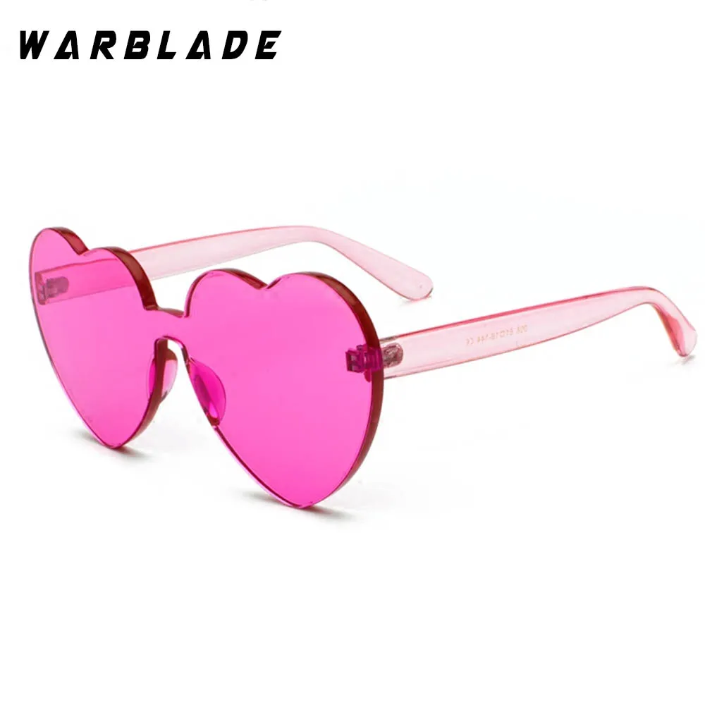 Heart Sunglasses for Ladies 2018 Hot Fashion Integrated UV Candy Eight Colour Steampunk Goggles Alloy+Resin Small | Аксессуары для