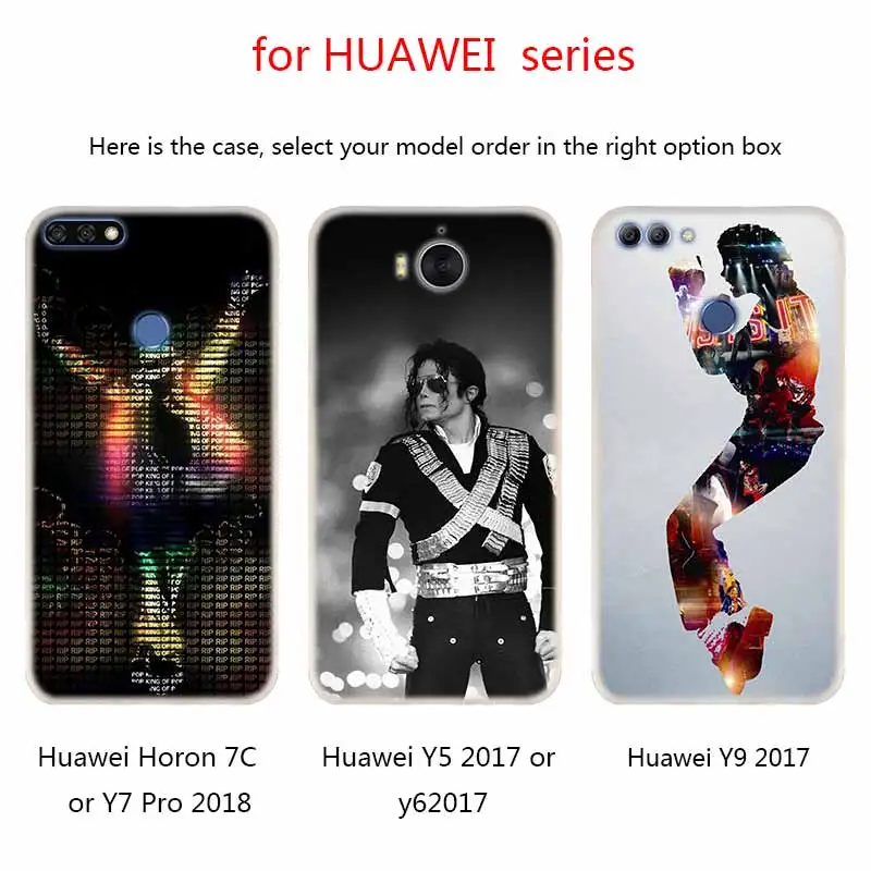 Прозрачный чехол Майкла Джексона мягкие силиконовые чехлы для Huawei Mate 10 Lite 20 Pro 20X S