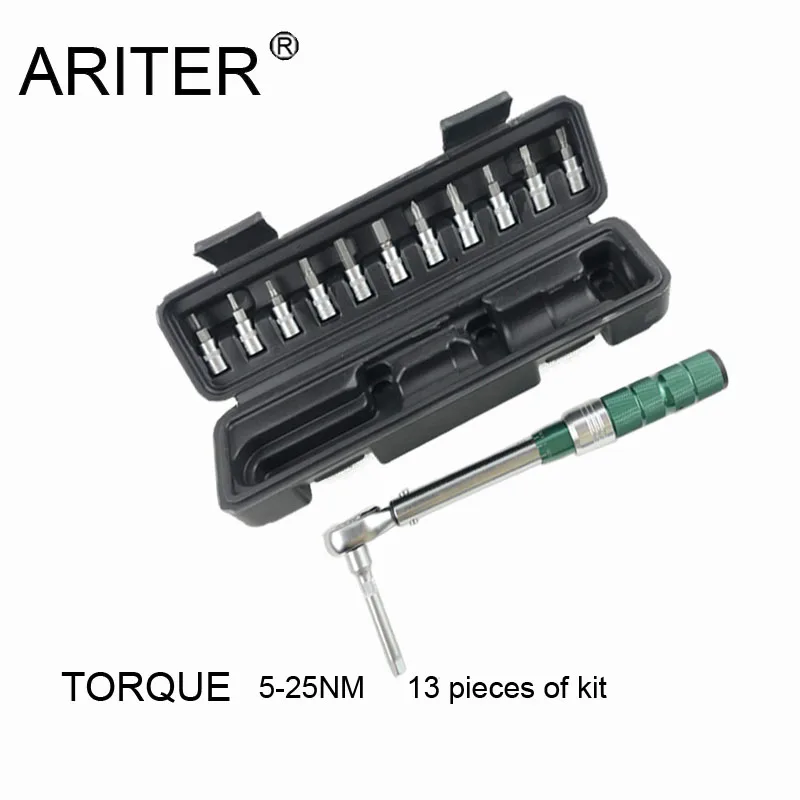 ARITER 1/4 1/2 динамометрический ключ набор 5 25nm 20 210nm для велосипеда ремонт автомобиля