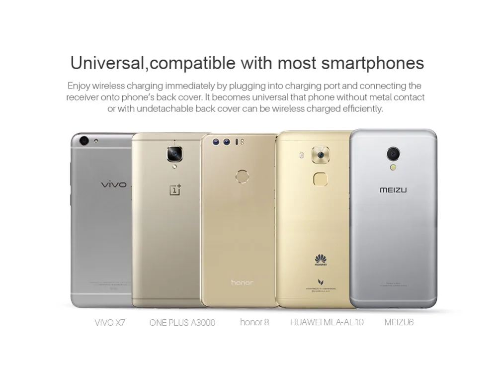 Nillkin QI беспроводной зарядный приемник type-C адаптер для huawei mate Honor 10 9 P20 USB C разъем для Oneplus Xiaomi Mi 8 6 5