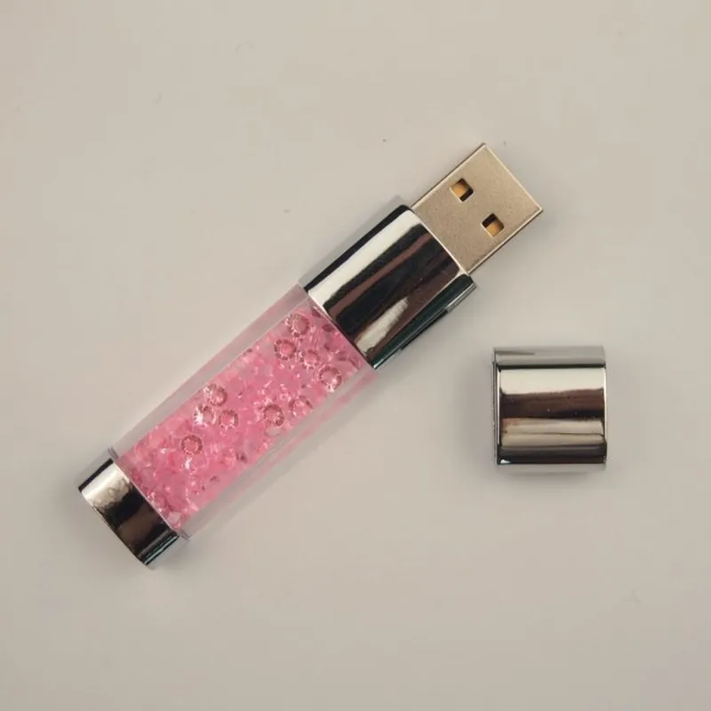 Флеш накопитель Usb 2 0 с кристаллами 4 ГБ 8 16 32 64 ГБ|USB флэш-накопители| |